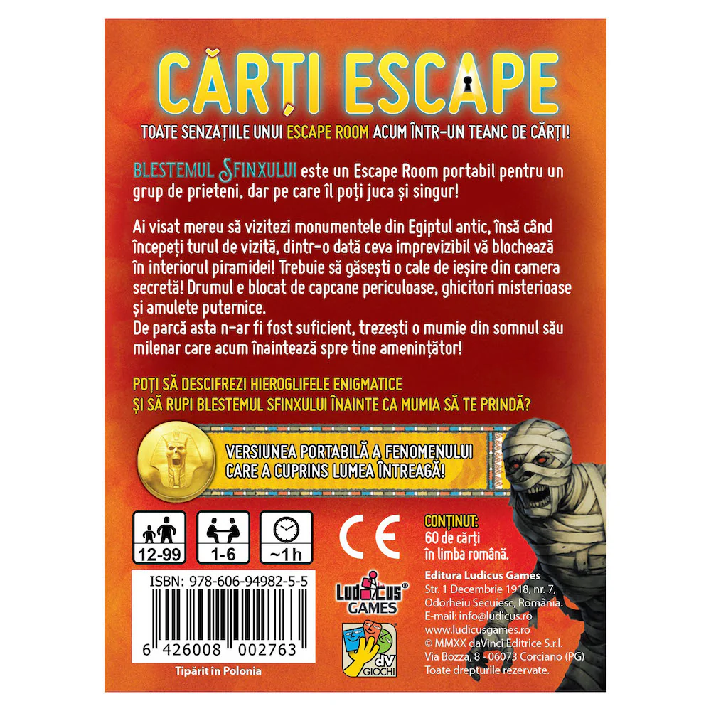 Carti Escape - Blestemul Sfinxului - imagine 3