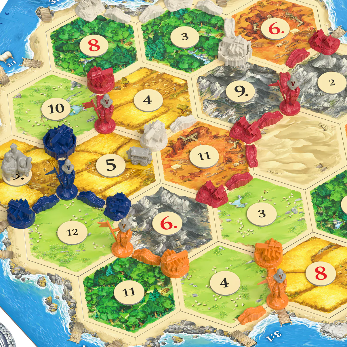 CATAN - Orașe & Cavaleri 3/4 (Extensie) - EDIȚIA 2025 - imagine 2