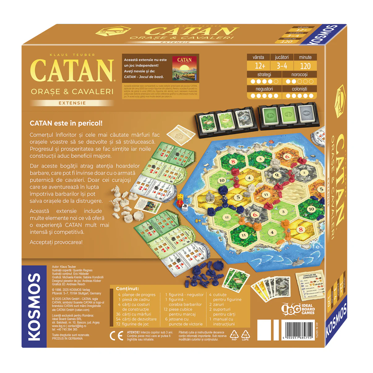 CATAN - Orașe & Cavaleri 3/4 (Extensie) - EDIȚIA 2025 - imagine 4