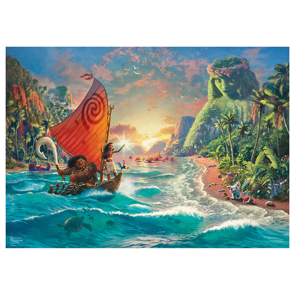 Puzzle Schmidt: Thomas Kinkade - Disney - Moana, 1000 piese - imagine 2