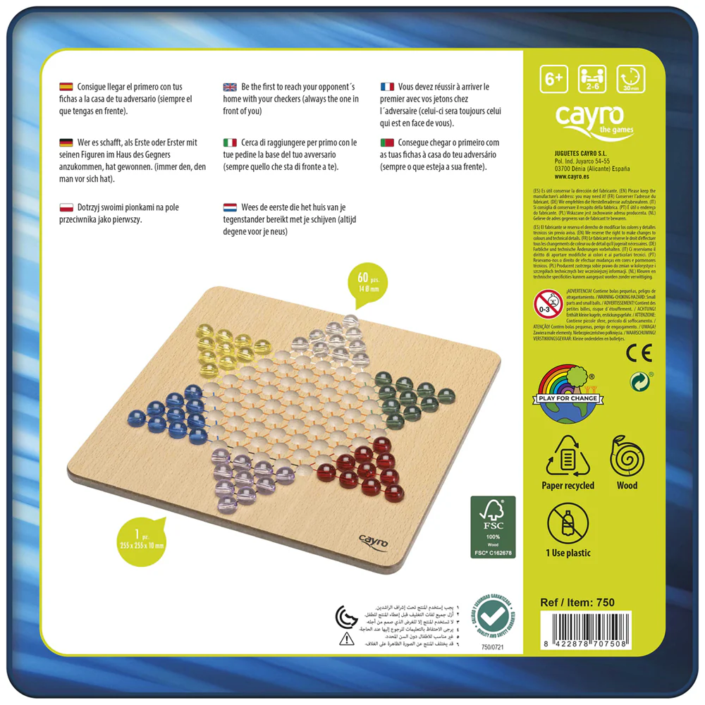 Joc Sah Chinezesc, Dame Chinezesti in cutie metalica, Cayro - imagine 4