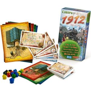 Ticket to Ride Europe 1912, limba engleza