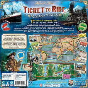 Ticket to Ride Rails & Sails, limba engleza